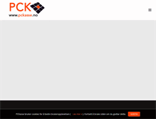 Tablet Screenshot of pck.no